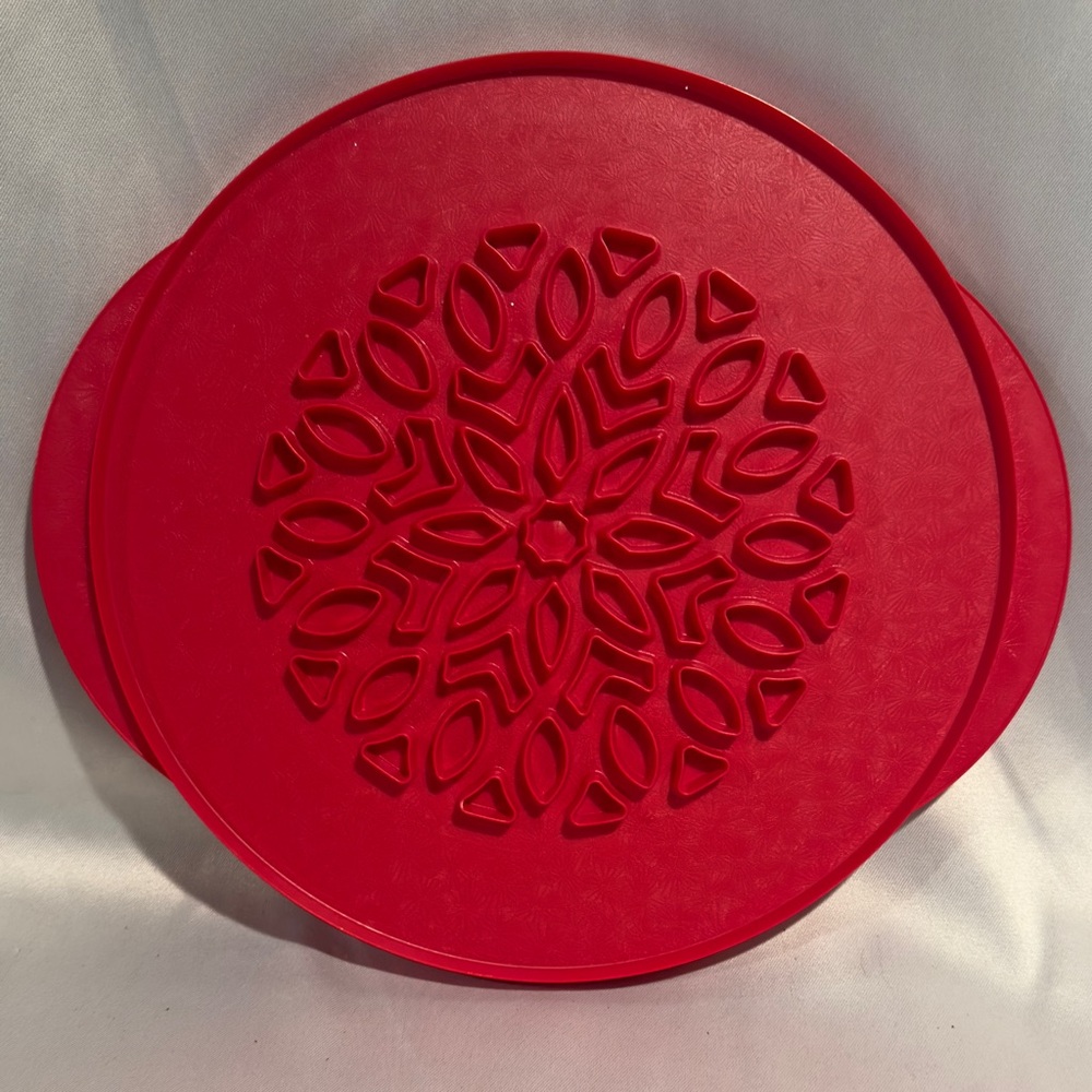 Vintage Pie Crust Cutter Decorator 2 Sided Hearts Snowflake Christmas Valentine